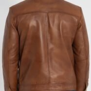 Willis Cognac Brown Leather Jacket (7)