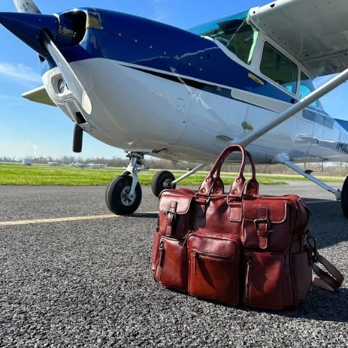 Leather Pilot Flight Bags